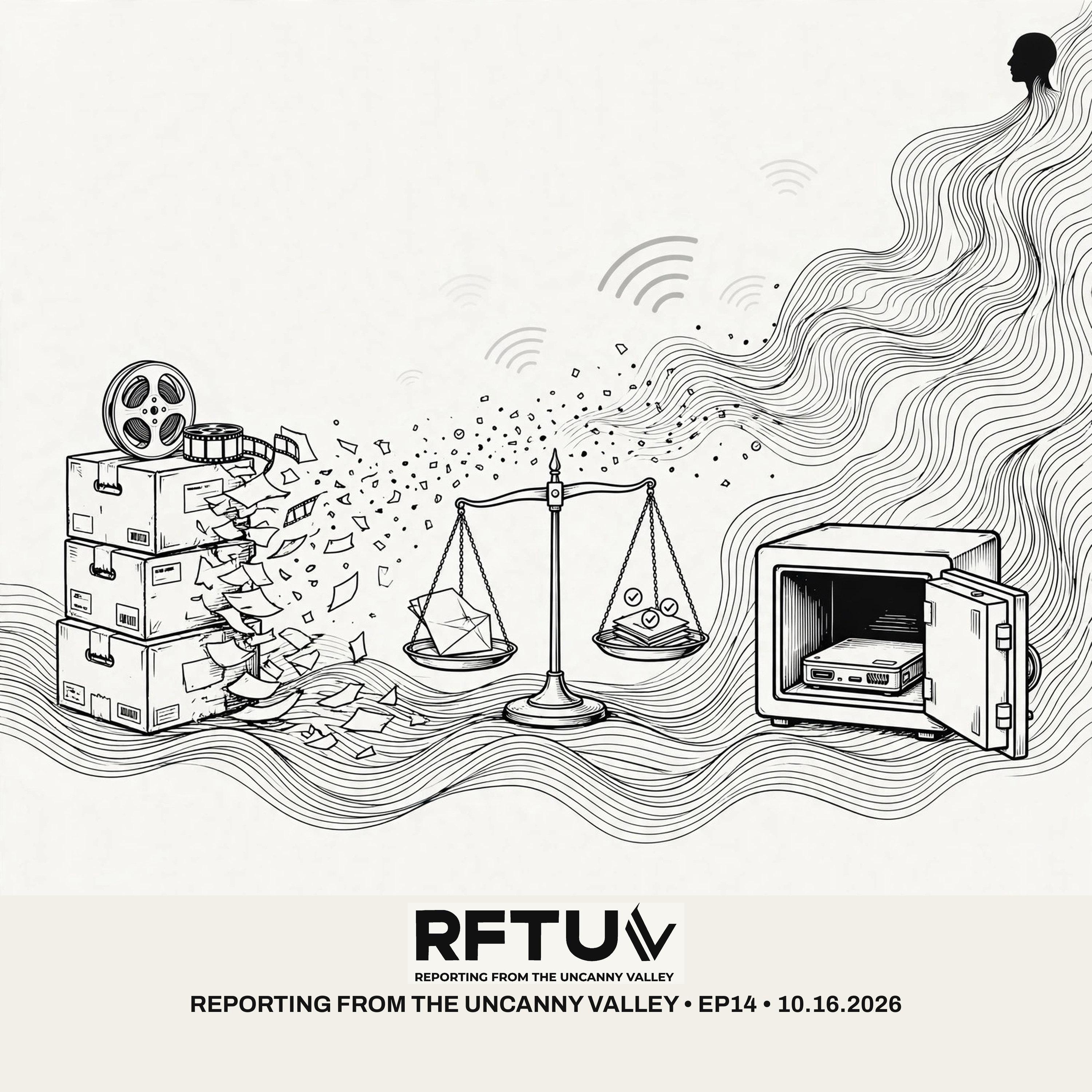 Cover art for Reporting from the Uncanny Valley