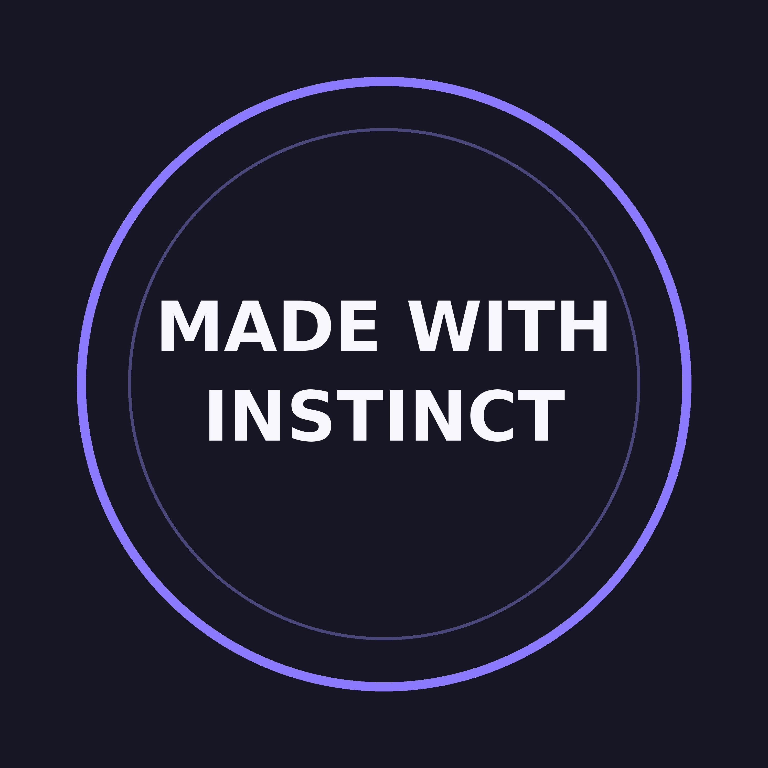Cover art for Made with Instinct